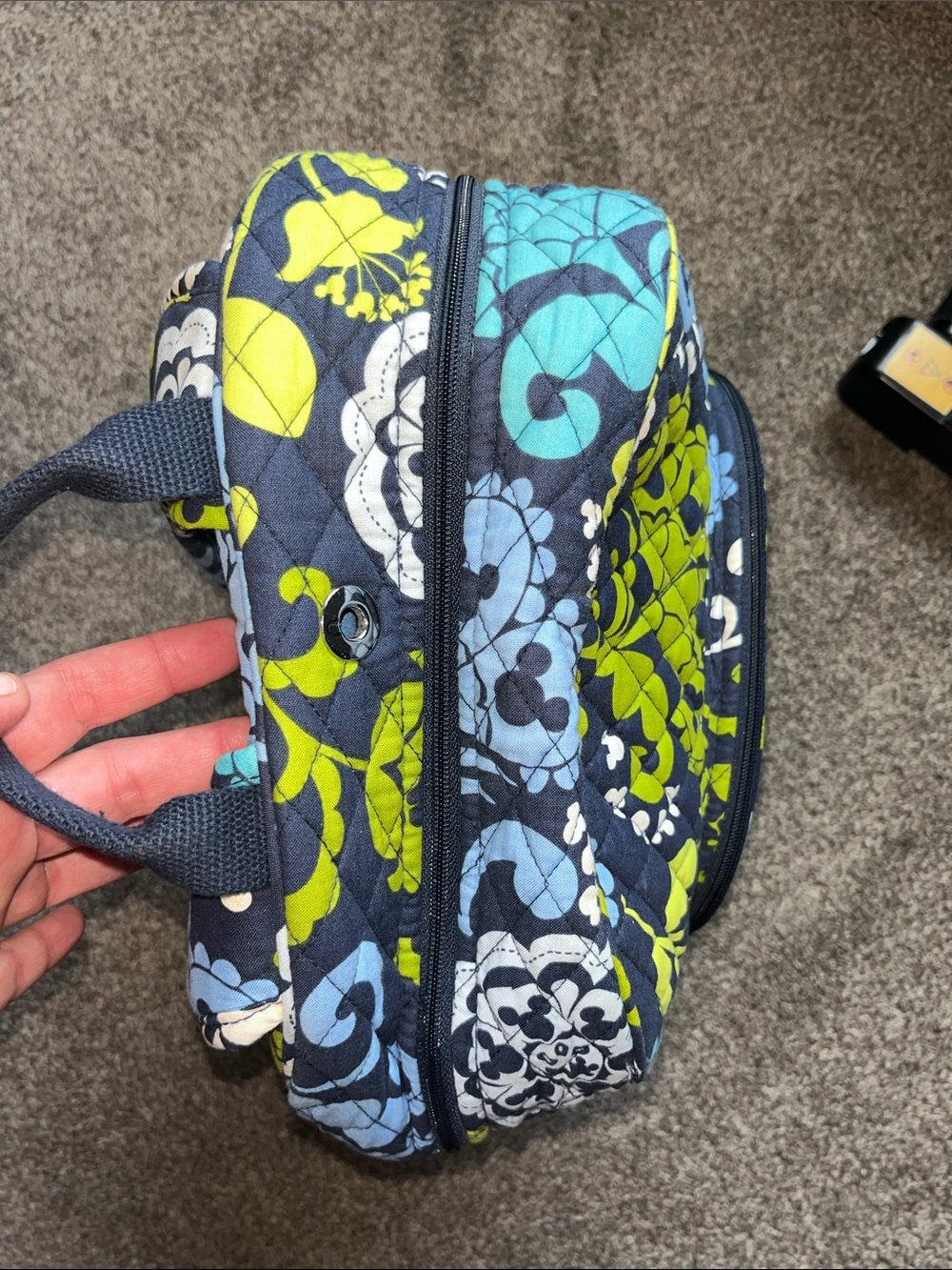 Vera Bradley Disney Parks Where’s Mickey Quilted Floral Backpack - Picture 5 of 7